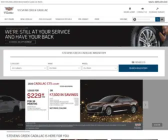 Stevenscreekcadillac.com(Stevens Creek Cadillac) Screenshot