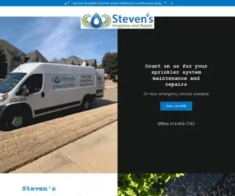 Stevensirrigationandrepair.com(Steven's Irrigation and Repair) Screenshot