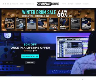 Stevenslatedrums.com(Winter Drum Sale 2022) Screenshot