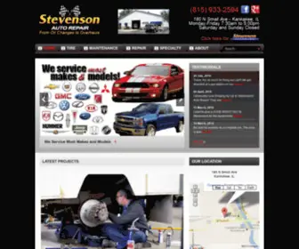 Stevensonautorepair.com(Auto repair) Screenshot