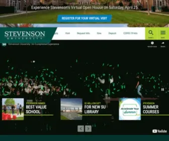 Stevenson.edu(Stevenson University) Screenshot