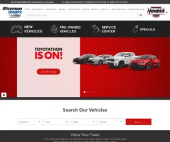 Stevensonhendricktoyota.com(Stevenson-Hendrick Toyota Jacksonville) Screenshot