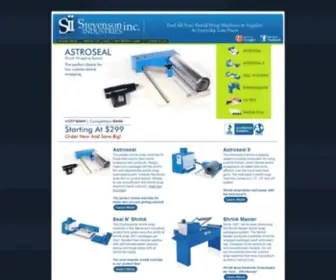 Stevensonind.com(Shrink Wrap Machines) Screenshot