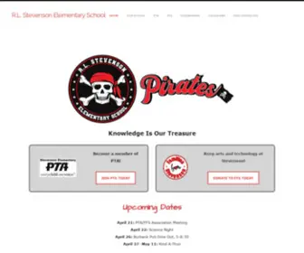 Stevensonpirates.org(Stevenson Elementary School) Screenshot