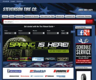 Stevensontire.net(Stevenson Tire) Screenshot