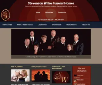 Stevensonwilke.com(Serving All Montanans With Two Convenient Locations) Screenshot