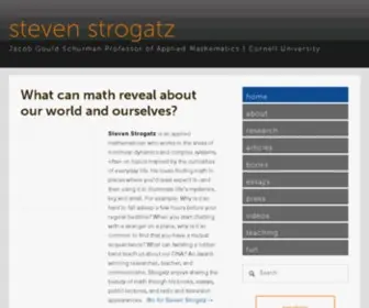 Stevenstrogatz.com(Steven Strogatz) Screenshot