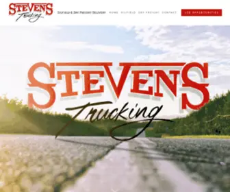 Stevenstrucking.com(Stevens Trucking) Screenshot