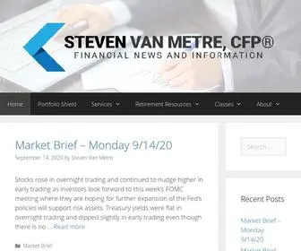 Stevenvanmetre.com(Steven Van Metre Financial) Screenshot