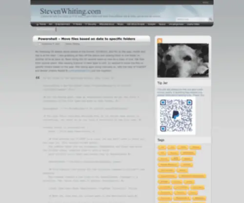 Stevenwhiting.com(Stevenwhiting) Screenshot