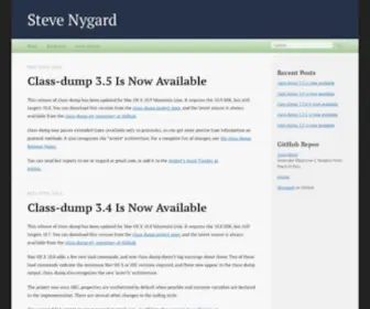 Stevenygard.com(Steve Nygard) Screenshot