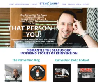 Steveolsher.com(Steve Olsher Reinvention Expert Bestselling of What Is Your WHAT) Screenshot