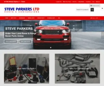 Steveparkers.com(Steve Parkers Land Rovers & Spares) Screenshot