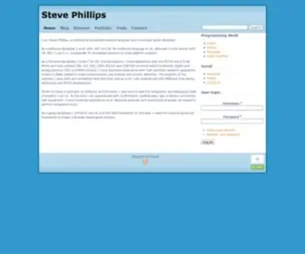 Stevephillips.me(Gaming, programming, retirement by cop) Screenshot