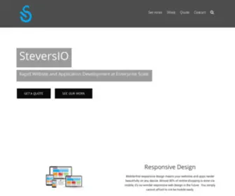 Stevers.io(Rapid Development at Enterprise Scale) Screenshot