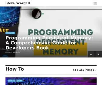 Stevescargall.com(Steve Scargall) Screenshot