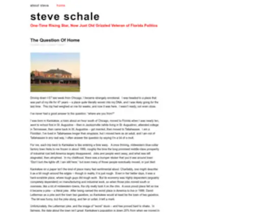 Steveschale.com(Steveschale) Screenshot