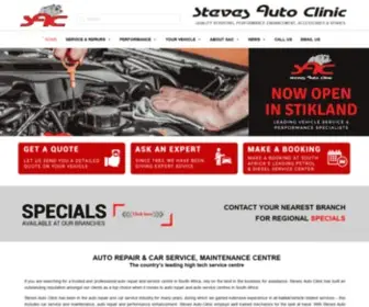 Steves.co.za(Auto, Car & Fleet, Repair, Service & Maintenance) Screenshot