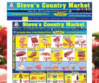 Stevescountrymarket.com(Your Harrison Michigan Food Market) Screenshot