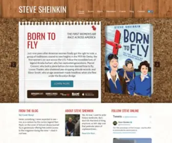 Stevesheinkin.com(Steve Sheinkin) Screenshot