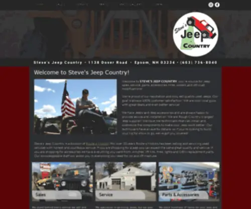 Stevesjeepcountry.com(Steve's Jeep Country) Screenshot