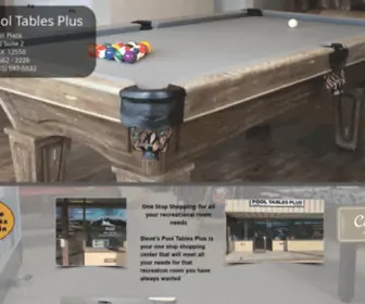 Stevespooltablesplus.com(Steves pool tables plus) Screenshot