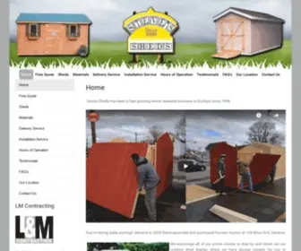 Stevessheds.com(The Home of Steve's Sheds) Screenshot