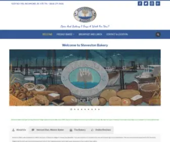 Stevestonbakery.com(Steveston Bakery) Screenshot