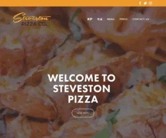 Stevestonpizza.com(Steveston Pizza Co) Screenshot