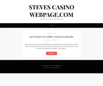 Steveswebpage.com(Steveswebpage) Screenshot