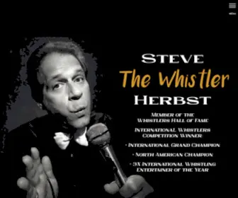 Stevethewhistler.com(Steve "The Whistler" Herbst) Screenshot