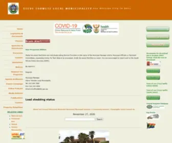 Stevetshwetelm.gov.za(Local Municipality) Screenshot