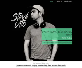 Stevevito.com(Steve Vito) Screenshot