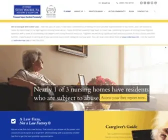 Stevewatrel.com(Nursing Home Abuse Attorney) Screenshot