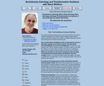 Stevewolfson.com(Steve Wolfson Evolutionary Astrology) Screenshot