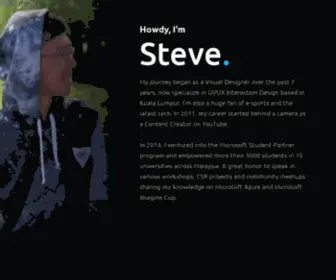 Steveyongcc.com(Steve) Screenshot