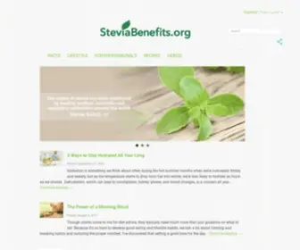 Steviabenefits.org(Stevia rebaudiana) Screenshot