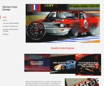 Steviescrazygarage.com(Quality Crate Engines) Screenshot