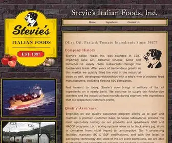 Steviesitalianfoods.com(Stevies Italian Foods) Screenshot