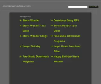 Steviewonder.com(Steviewonder) Screenshot