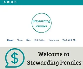 Stewardingpennies.com(Stewarding Pennies) Screenshot