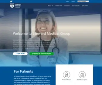Stewardmedicalgroup.org(Steward Medical Group) Screenshot