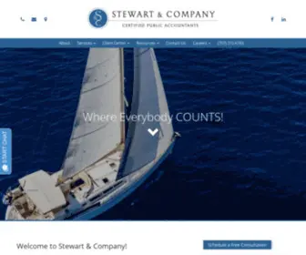 Stewartco-Cpa.com(Stewart & Company) Screenshot