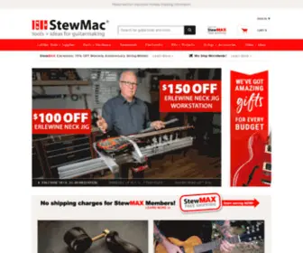 StewartmaCDonald.com(Everything for building and repairing stringed instruments) Screenshot