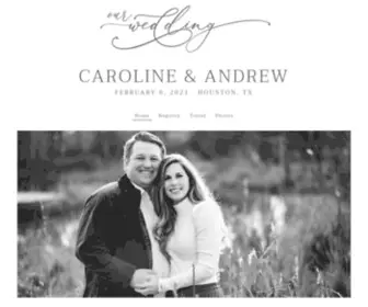 Stewartmealeywedding.com(Caroline Stewart and Andrew Mealey's Wedding Website) Screenshot