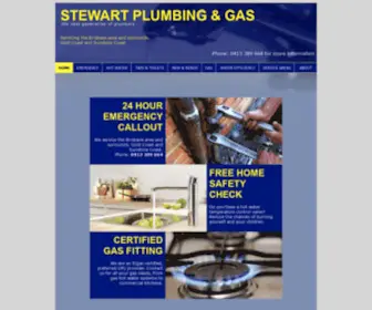 Stewartplumbingandgas.com.au(Stewart Plumbing and Gas) Screenshot