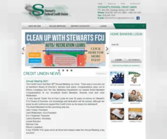 Stewartscu.com(Stewart's Federal Credit Union) Screenshot