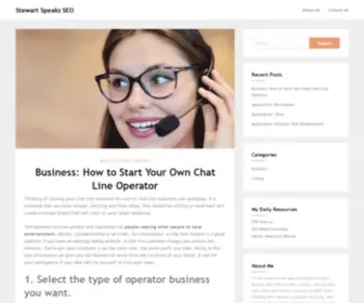 Stewartspeak.com(SEO, Coding And Technology Blog) Screenshot