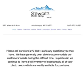 Stewartsphoto.com(Stewart's Photo) Screenshot