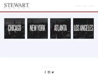 Stewarttalent.com(Stewart Talent) Screenshot